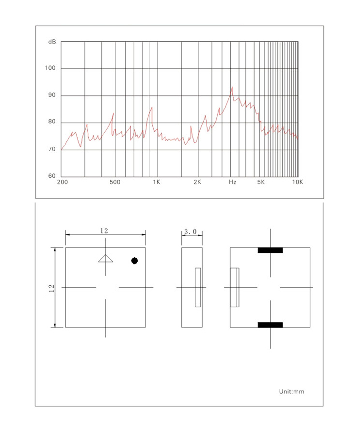贴片蜂鸣器尺寸图