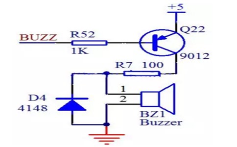 蜂鸣器电路原理图