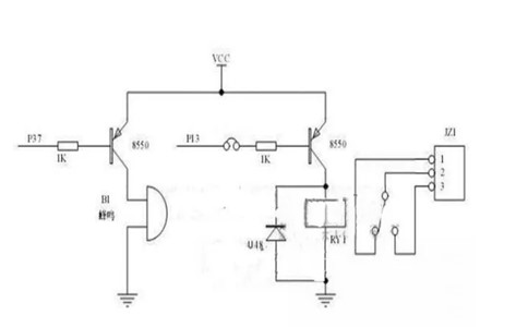蜂鸣器驱动电路图