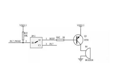 蜂鸣器驱动电路图