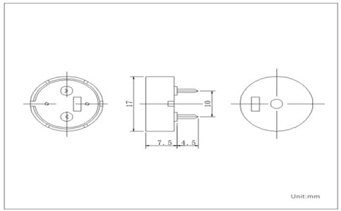 压电式蜂鸣器结构图