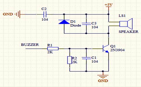 蜂鸣器电路图